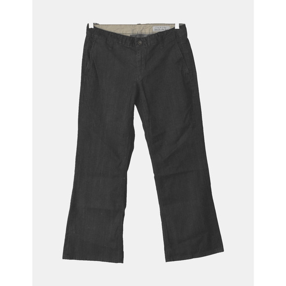 B0 Auth RAG & BONE Handmade In NY Charcoal Stretch Cotton Flare Pants Size 28 - Picture 1 of 5